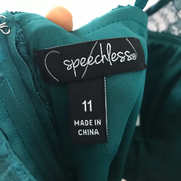 Dark Teal Homecoming Dress - Picture 6 of 6